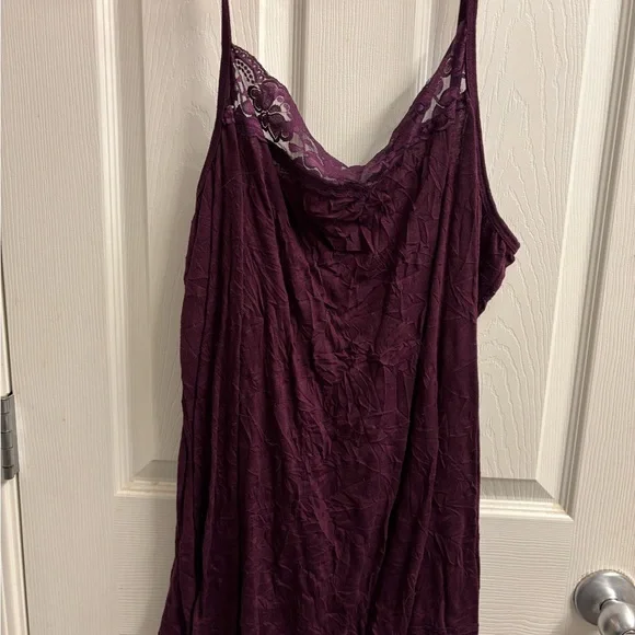 Maurices Purple Lace Trim Camisole - Picture 1 of 2